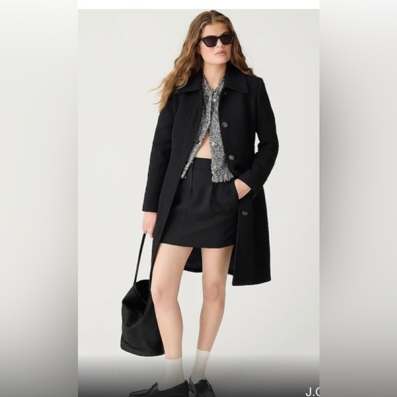 J CREW wool blend  day coat - Picture 1 of 10